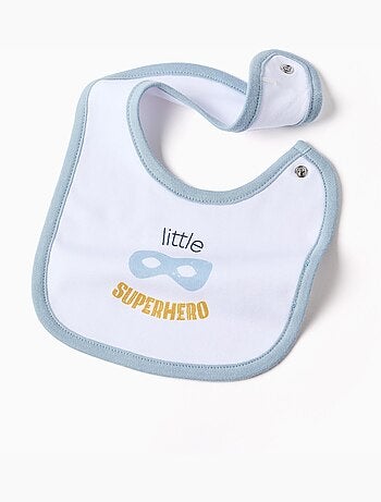 Pijama de manga larga + babero de algodón