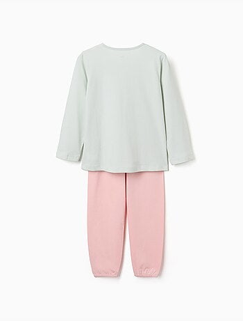 Pijama de manga larga con estampado de flores