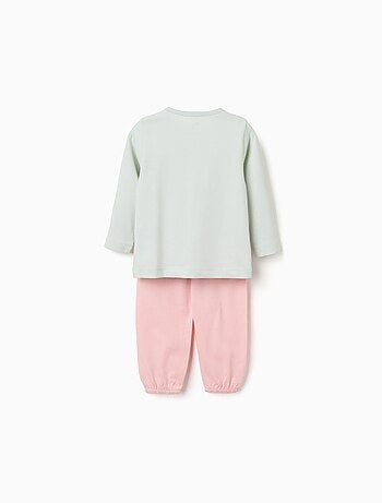 Pijama de manga larga con estampado de flores