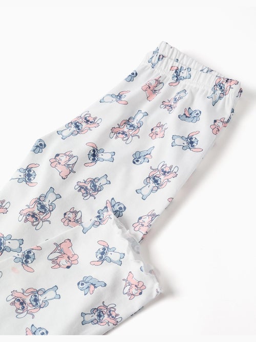 Pijama de manga larga con estampado de Stitch y Angel - Kiabi Pijama de manga larga con estampado de Stitch y Angel - Kiabi