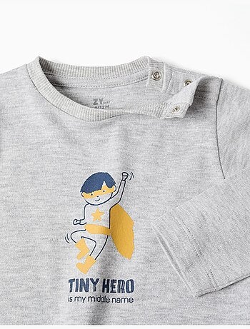 Pijama de manga larga con estampado