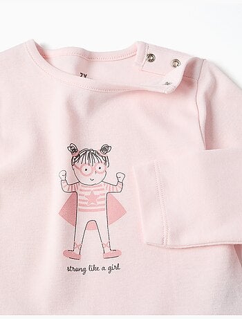 Pijama de manga larga con estampado