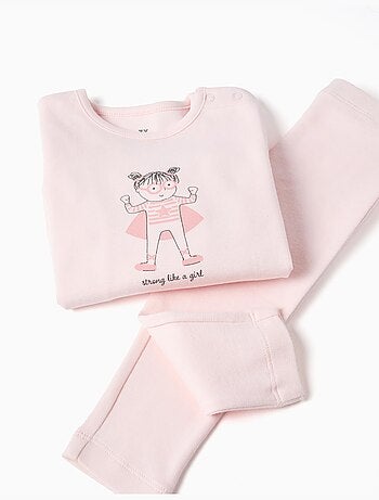 Pijama de manga larga con estampado