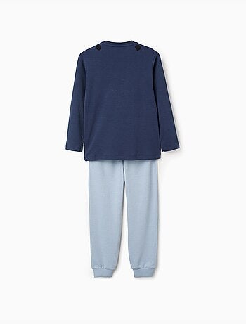 Pijama de manga larga de algodón con capa desmontable