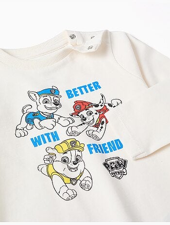 Pijama de manga larga de algodón con estampado de la Patrulla Canina