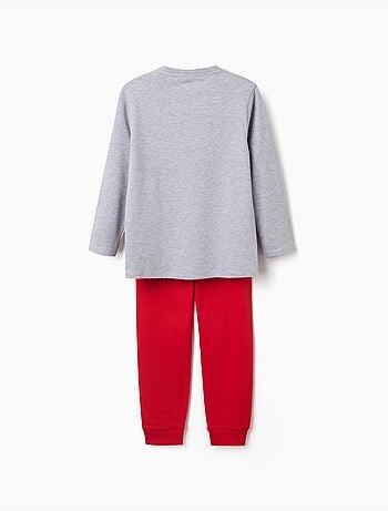 Pijama de manga larga de algodón con estampado de Super Mario
