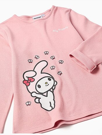 Pijama de manga larga de algodón con estampado My Melody