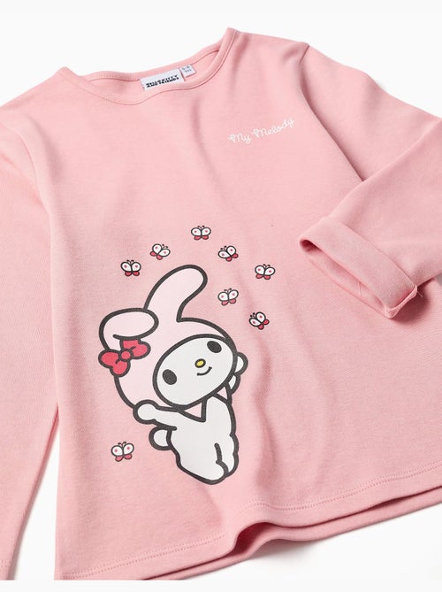 Pijama de manga larga de algodón con estampado My Melody - Kiabi