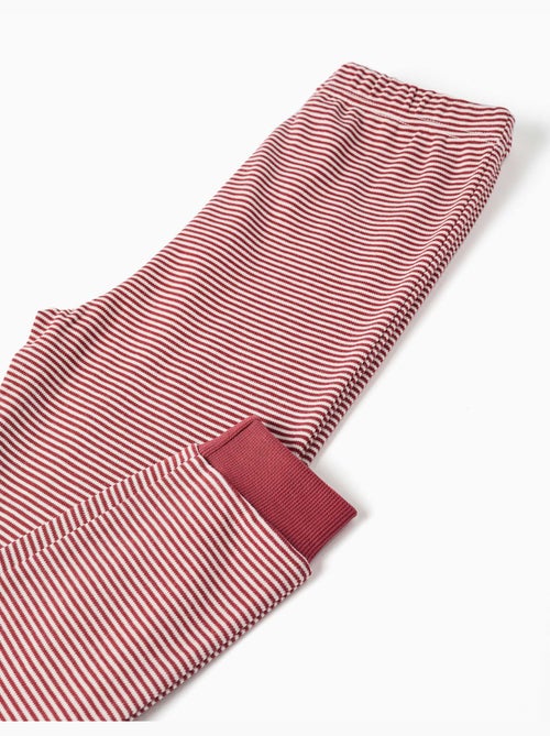 Pijama de manga larga de algodón con máscara acolchada - Kiabi Pijama de manga larga de algodón con máscara acolchada - Kiabi