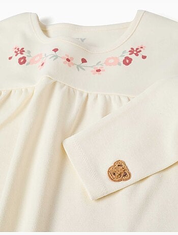 Pijama de manga larga de algodón con máscara acolchado