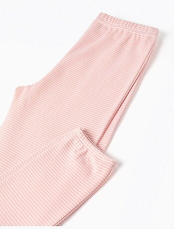 Pijama de manga larga de algodón con máscara acolchado