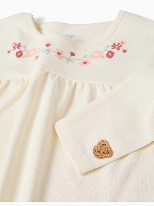 Pijama de manga larga de algodón con máscara acolchado - Kiabi