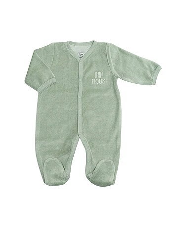 Pijama de nacimiento con apertura delantera