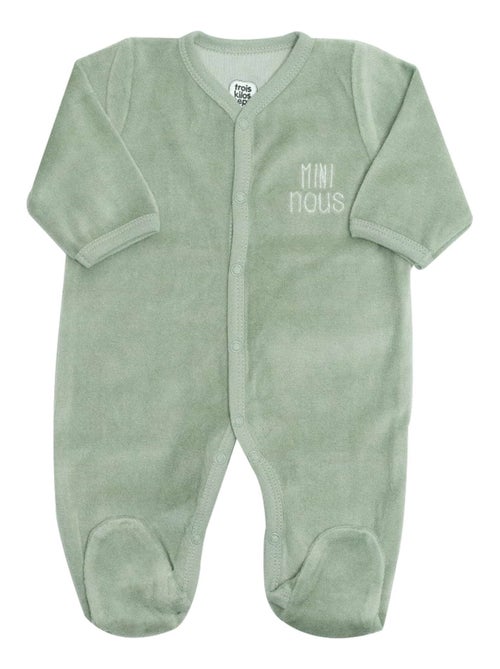 Pijama de nacimiento con apertura delantera - Kiabi