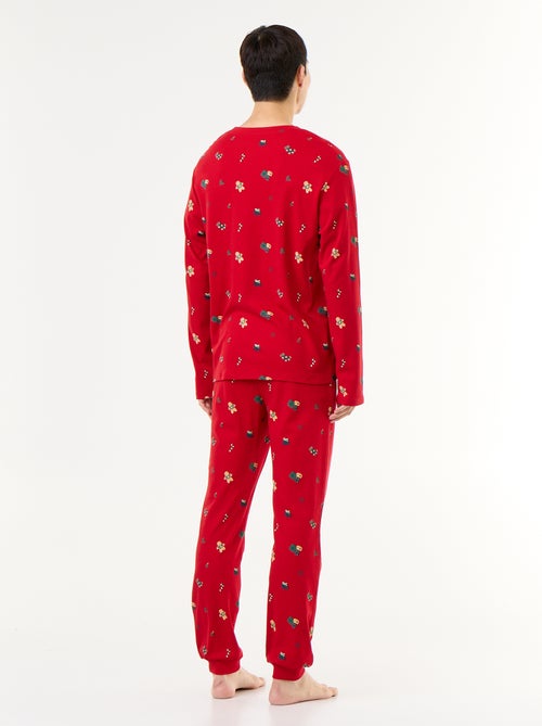 Pijama de Navidad de 2 piezas: camiseta + pantalón - 2 piezas - Kiabi