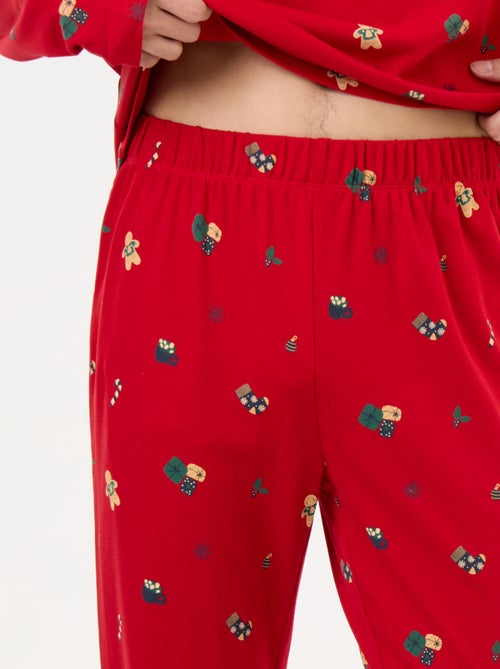 Pijama de Navidad de 2 piezas: camiseta + pantalón - 2 piezas - Kiabi