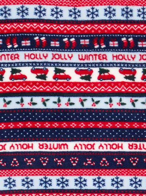 Pijama de Navidad de forro polar de 2 piezas para niño y niña - Sudadera + pantalón - Kiabi
