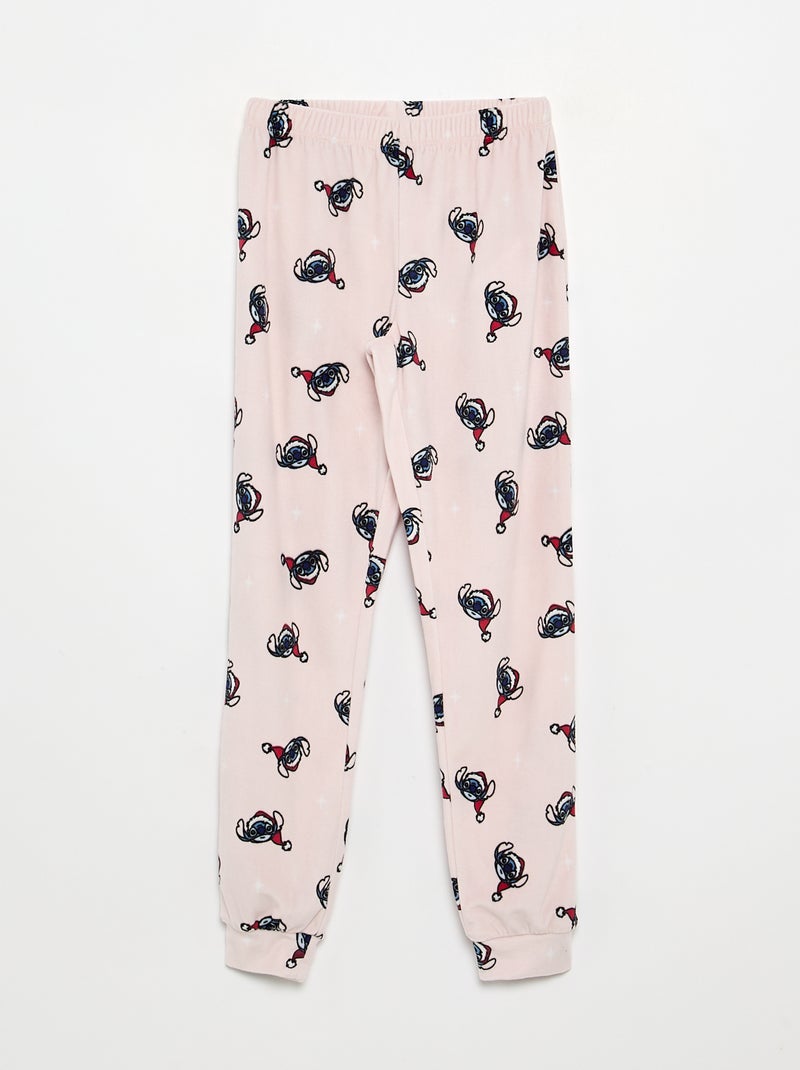 Pijama de Navidad 'Disney' de 2 piezas - Sudadera + pantalón Rosa - Kiabi