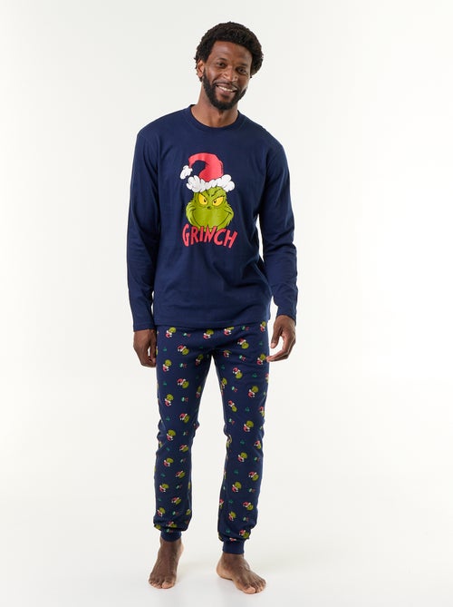 Pijama de Navidad 'Grinch' camiseta + pantalón - 2 piezas - Kiabi
