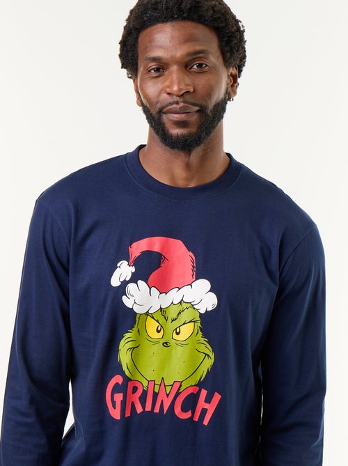 Pijama de Navidad 'Grinch' camiseta + pantalón - 2 piezas - Kiabi