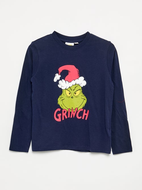 Pijama de Navidad 'Grinch' de 2 piezas - Camiseta + pantalón - Kiabi