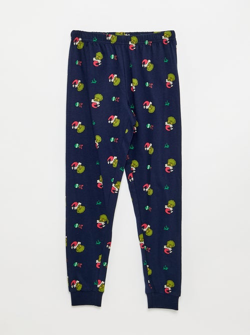Pijama de Navidad 'Grinch' de 2 piezas - Camiseta + pantalón - Kiabi