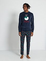 pijama invierno hombre kiabi