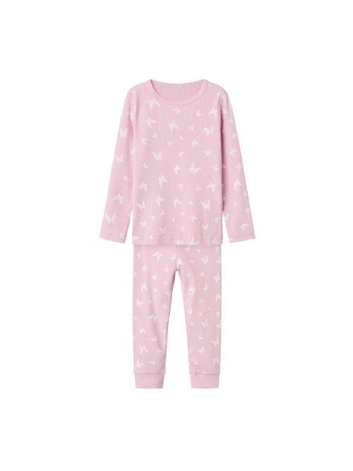 Pijama de Niña con Mariposas Name It - Kiabi