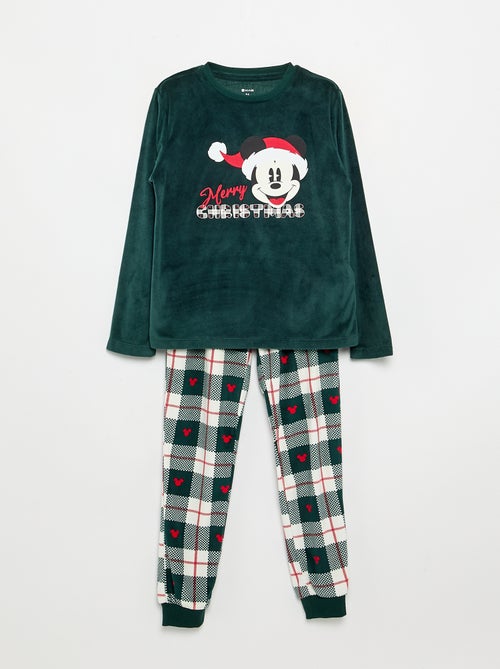 Pijama de niño 'Disney' 'Mickey' 'Navidad' 2 piezas polar - Camiseta manga larga + pantalón - Kiabi