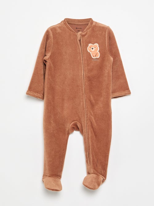 Pijama de pana para dormir bien - Kiabi Pijama de pana para dormir bien - Kiabi