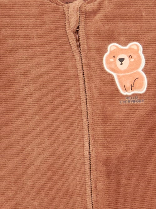 Pijama de pana para dormir bien - Kiabi Pijama de pana para dormir bien - Kiabi