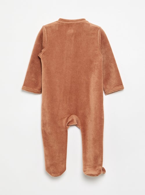Pijama de pana para dormir bien - Kiabi Pijama de pana para dormir bien - Kiabi