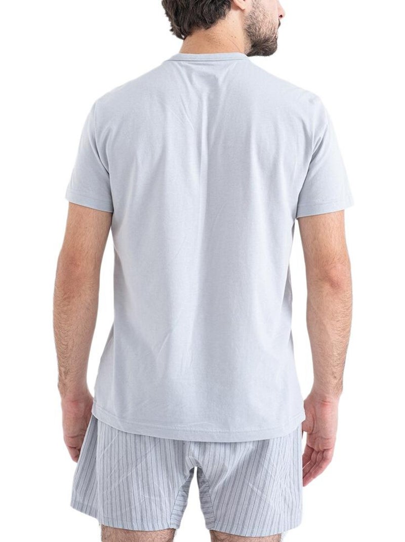 Pijama de Popelín para Hombre Calvin Klein Jeans Gris plateado - Kiabi