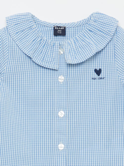 Pijama de popelina - 2 piezas - Kiabi Pijama de popelina - 2 piezas - Kiabi