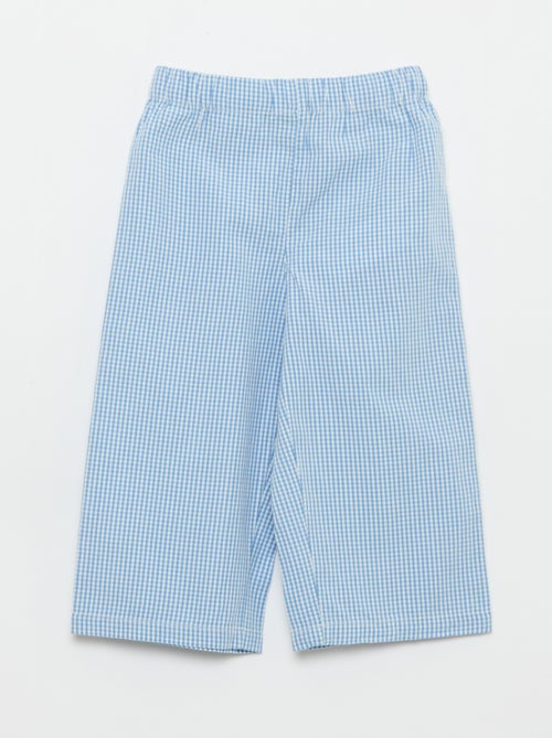 Pijama de popelina - 2 piezas - Kiabi Pijama de popelina - 2 piezas - Kiabi