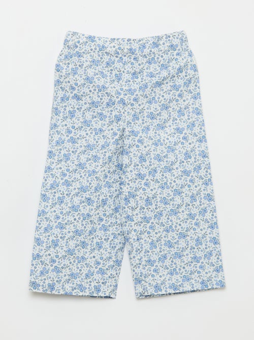 Pijama de popelina - 2 piezas - Kiabi Pijama de popelina - 2 piezas - Kiabi