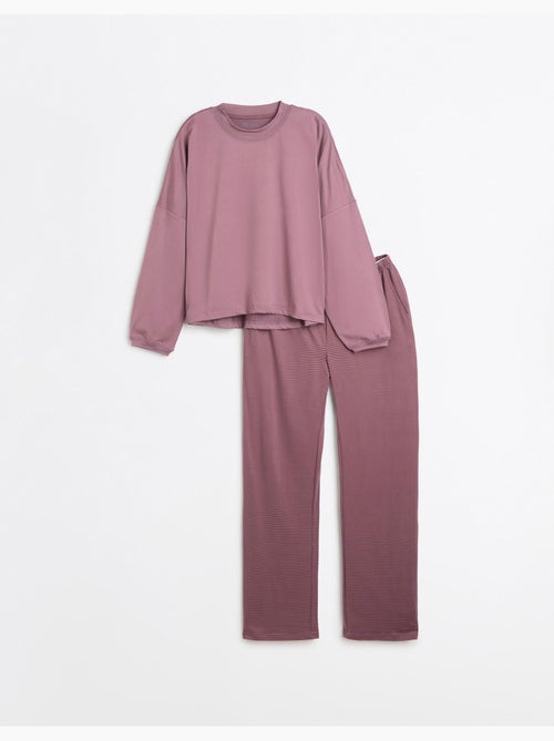 Pijama de punto a rayas, mo fashion - Kiabi