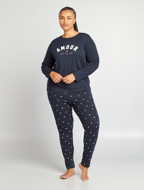 Pijamas de tallas grandes para mujer talla XXL Kiabi