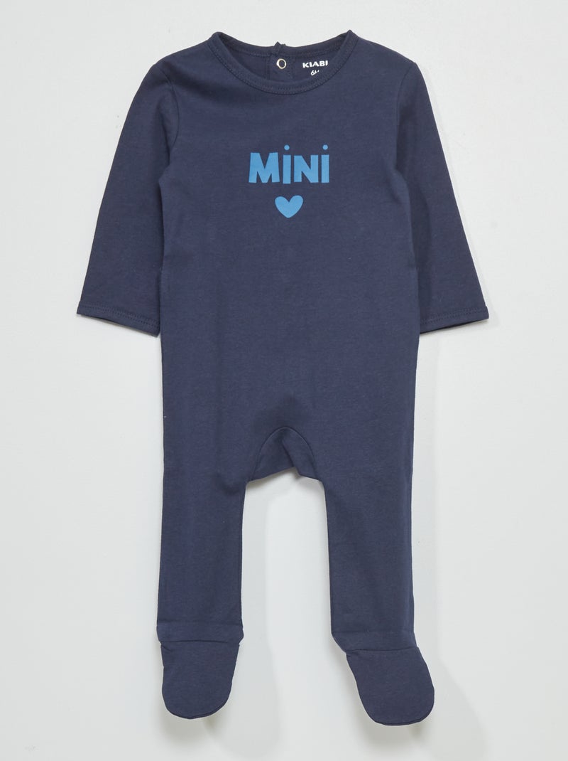 Pijama de punto AZUL - Kiabi
