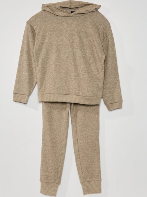 Pijama de punto con capucha - Kiabi