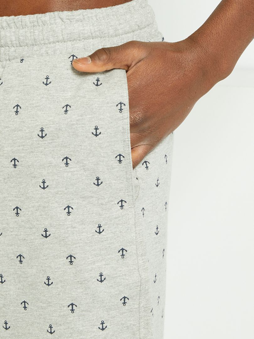 Pijama de punto de 2 piezas azul navy - Kiabi