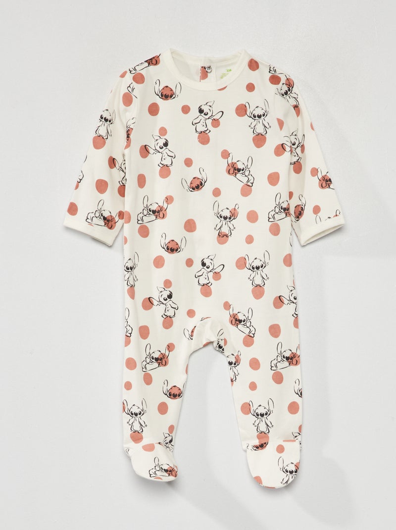 Pijama de punto 'Disney' BLANCO - Kiabi