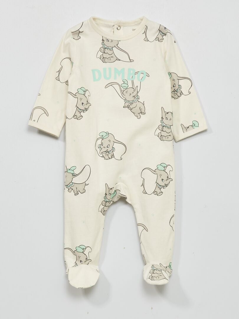 Pijama de punto 'Disney' Blanco - Kiabi