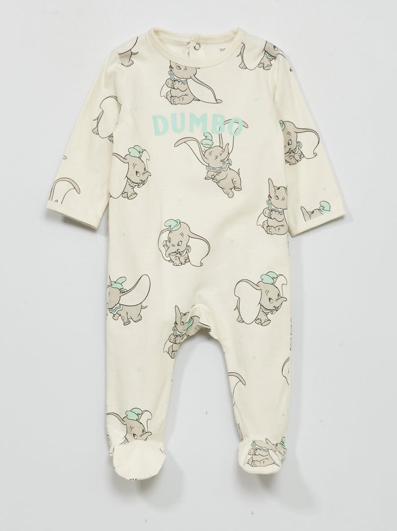 Pijama de punto 'Disney' Blanco - Kiabi