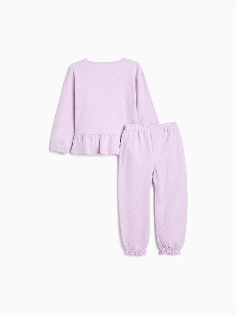 Pijama de punto interlock, mo fashion Violeta - Kiabi