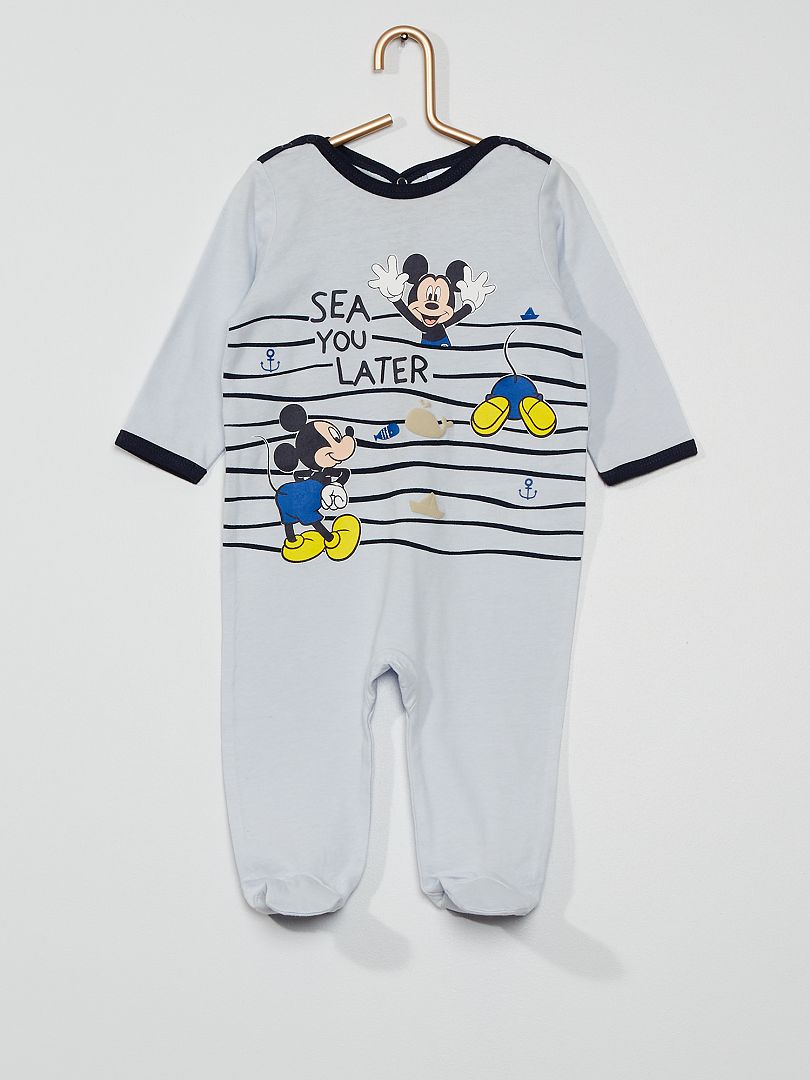 Pijama de punto 'Mickey' azul - Kiabi