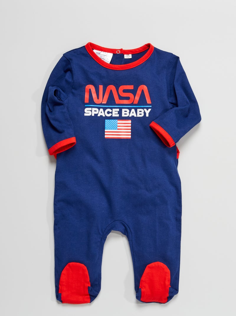 Pijama de punto 'NASA' azul marino - Kiabi