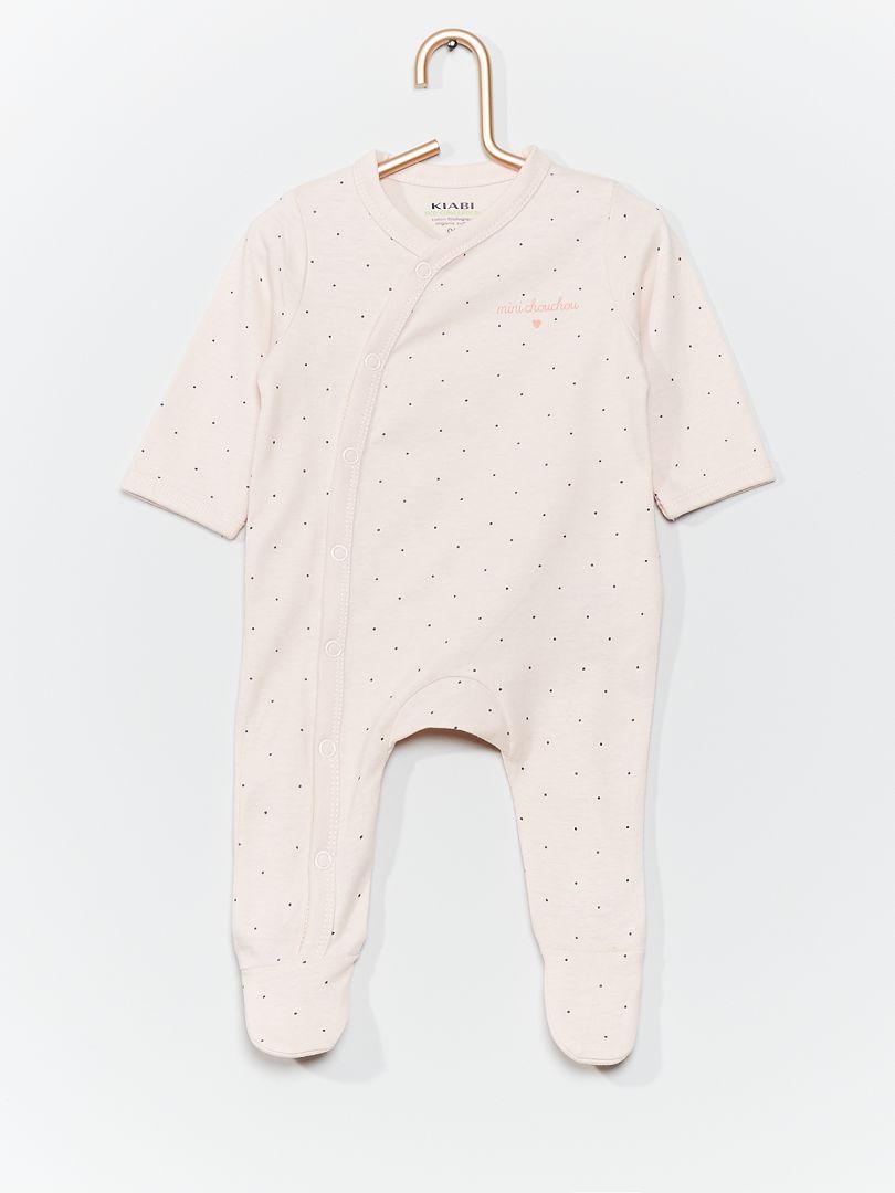 Pijama de punto ROSA - Kiabi
