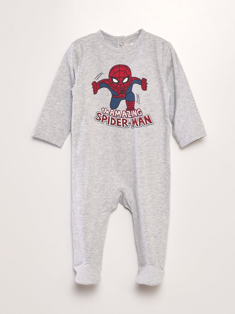 Pijama de punto 'Spider-Man' 'Marvel' GRIS - Kiabi