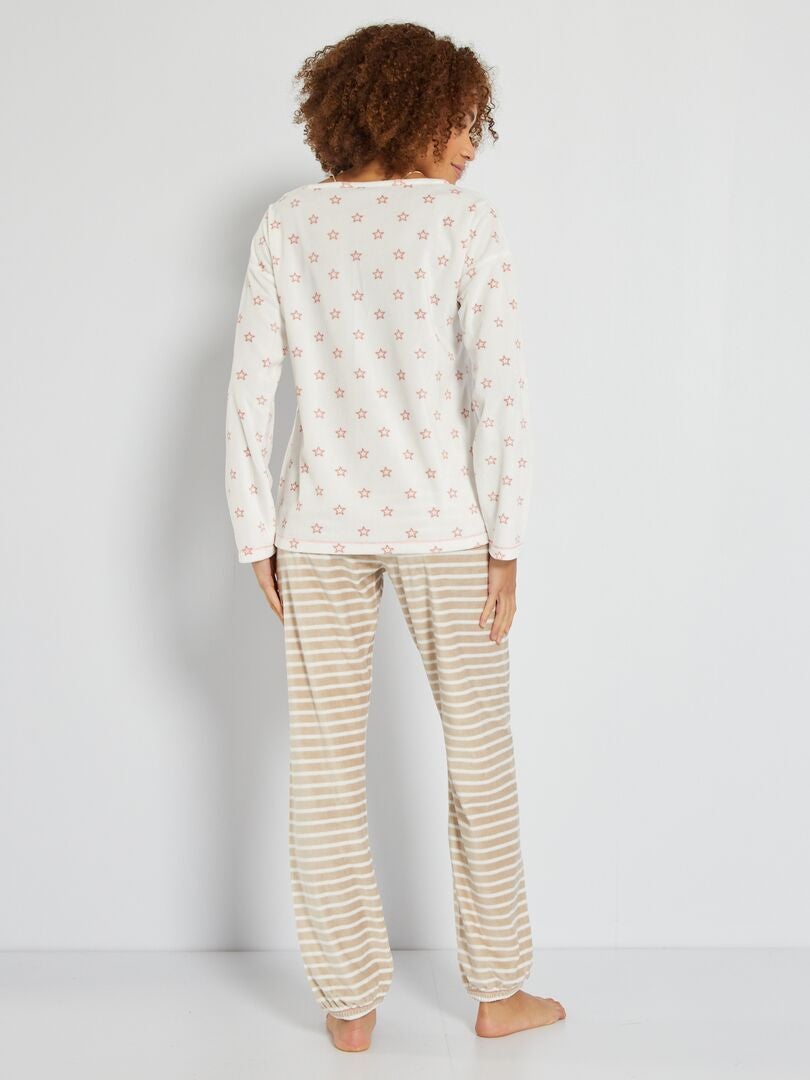 Pijama de punto suave 2 piezas BEIGE Kiabi 22.00€